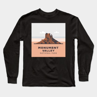 Monument Valley National Park Travel Sticker Long Sleeve T-Shirt